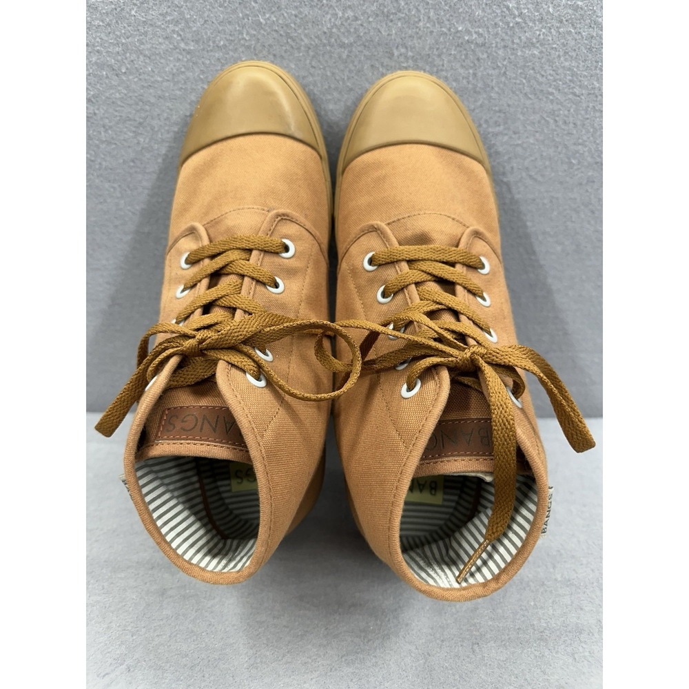 EUC BANGS Unisex Sneakers Sahara Sand Men 8 Women 9.5 High Top Canvas Shoes - Picture 3 of 7
